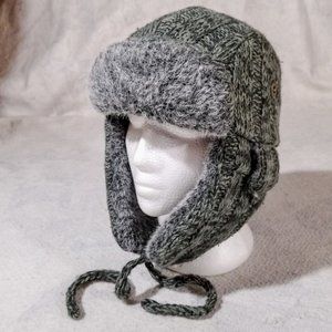 Chaos Very Warm Knit Winter Hat with Ear Flaps